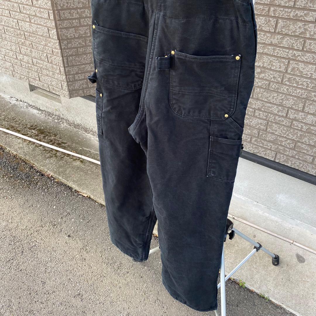 【入手困難】Carhartt USA製 ダブルニー オーバーオール 中綿 ダック