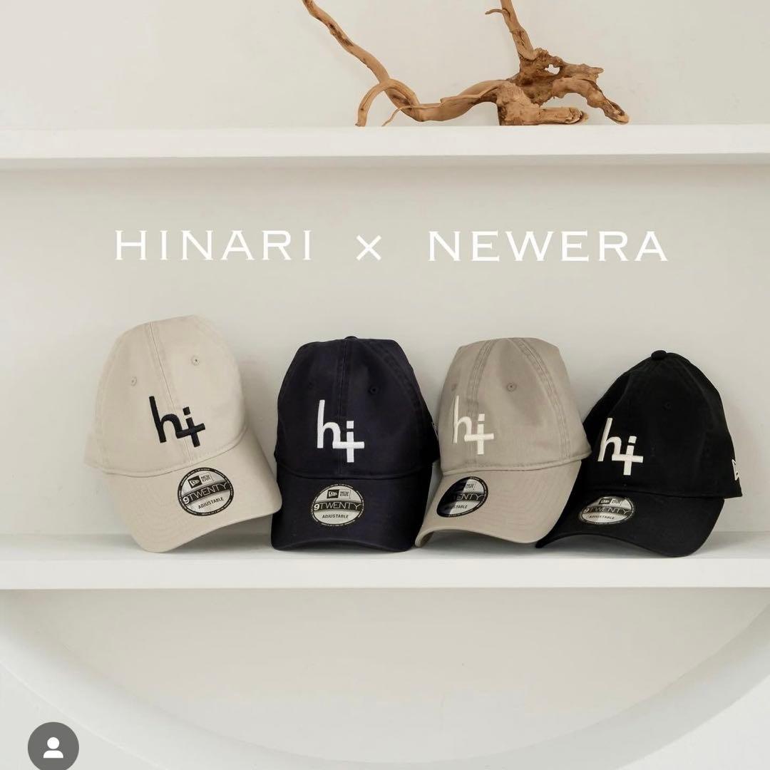 ク*ゲ様 【⚠️新品未使用】hinari×newera コラボキャップ アイボリ