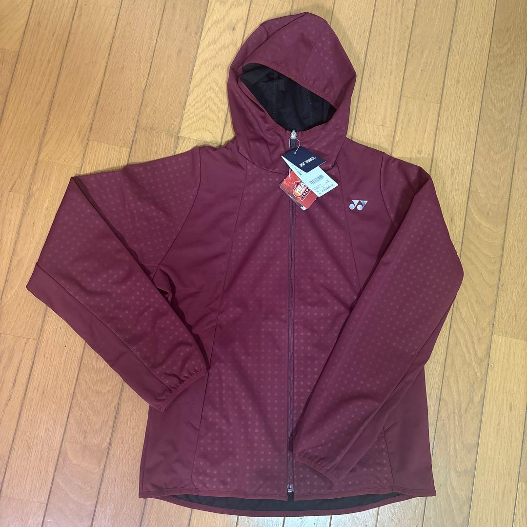 新品)YONEX ワインレッド ジャケット Lサイズ