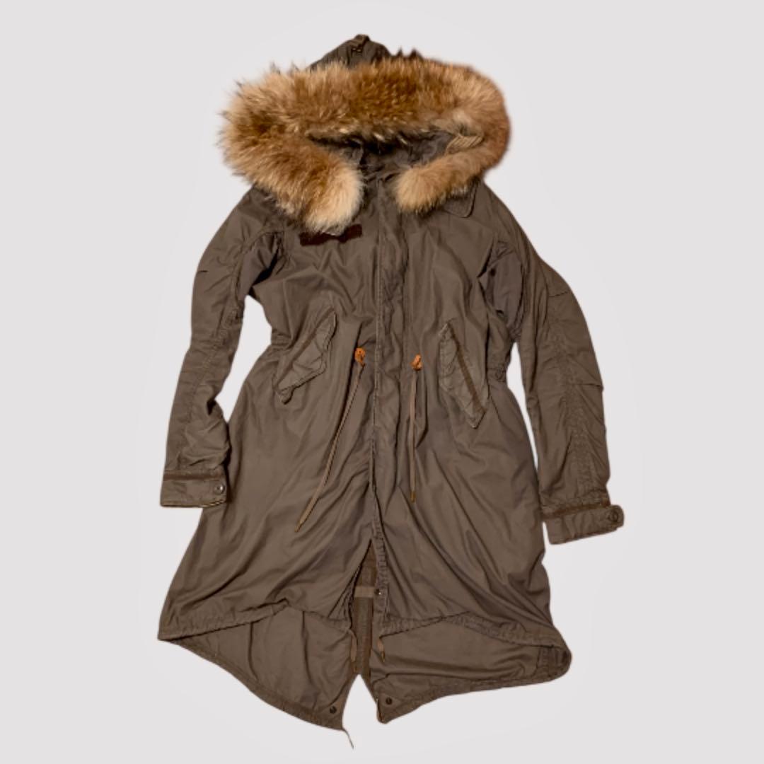 00s goa ゴア モッズコート ファー付き 取り外しライナー付き ミリタリー