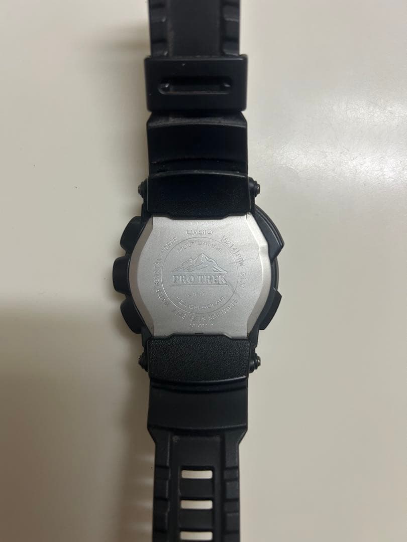 CASIO PRO TREKアウトドアウォッチ ブラック