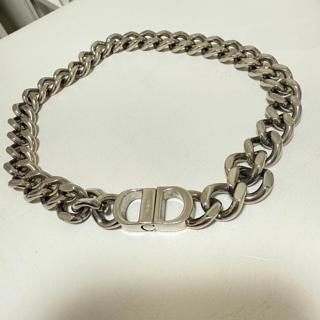 DIOR ロゴ　チェーンネックレス