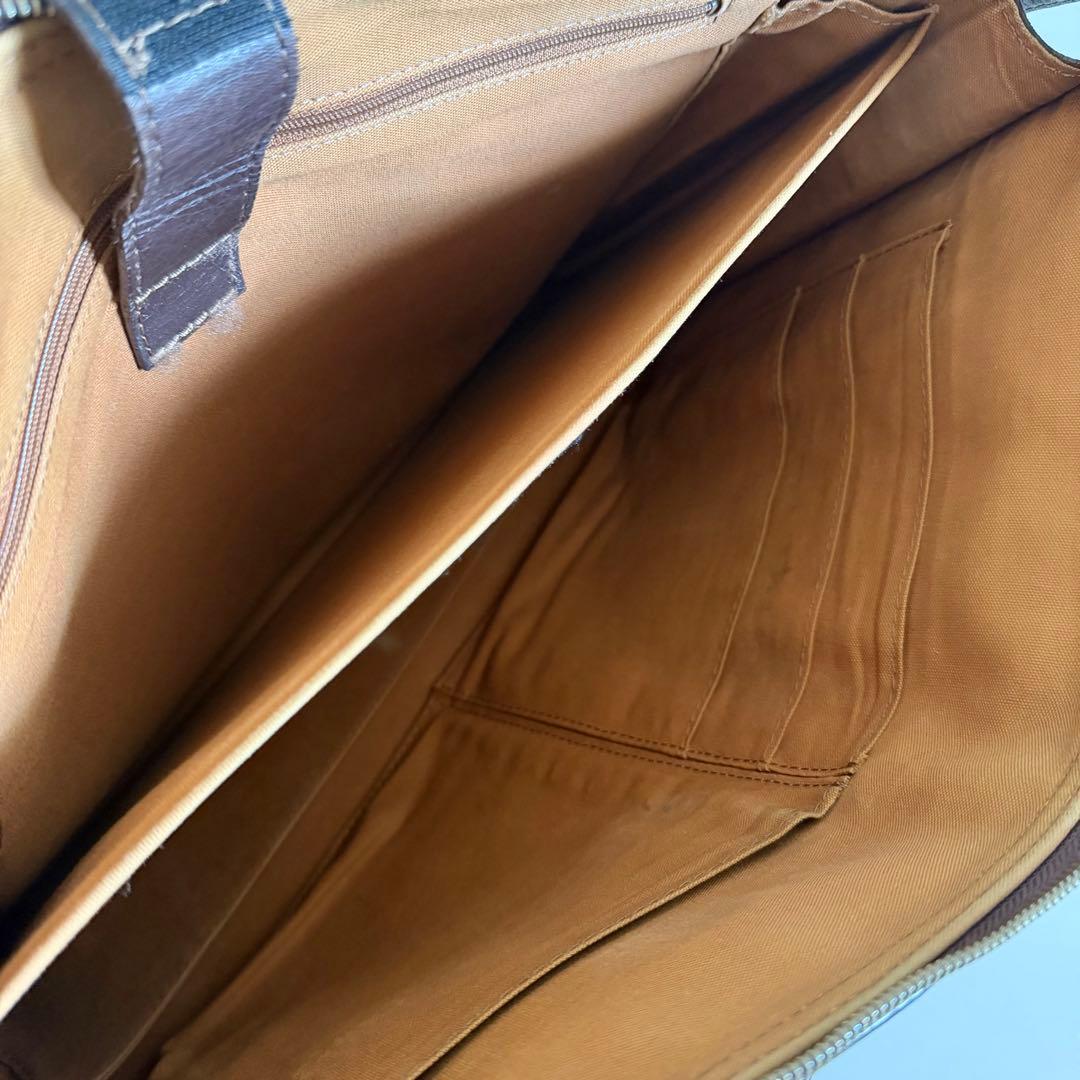 【防水本革】土屋鞄 プロータ 防水ジッパーソフトブリーフ ダークブラウン A4