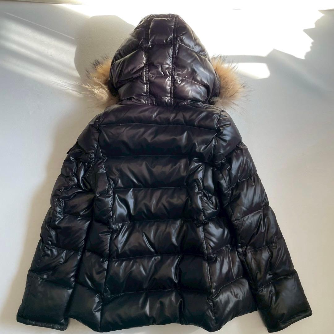 【バーバリーブルーレーベル】2way ダウンジャケット ファー 黒 38