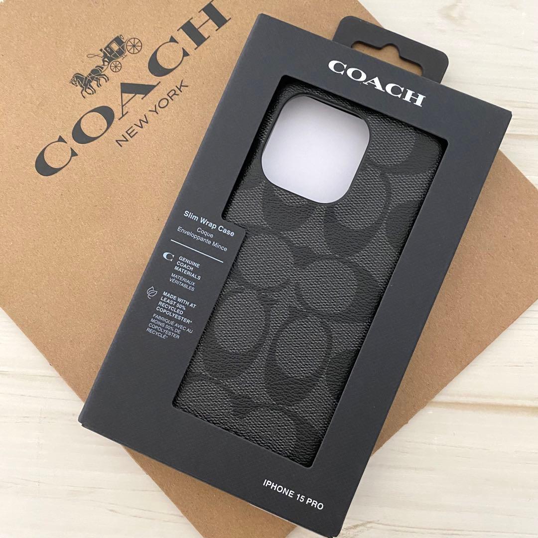★ COACH コーチ iPhoneケース iPhone15 PRO対応ケース