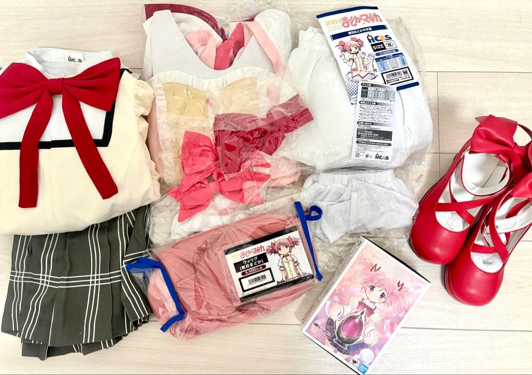 s*h様 ACOS製 魔法少女まどか☆マギカ コスプレ衣装 鹿目まどか 制服