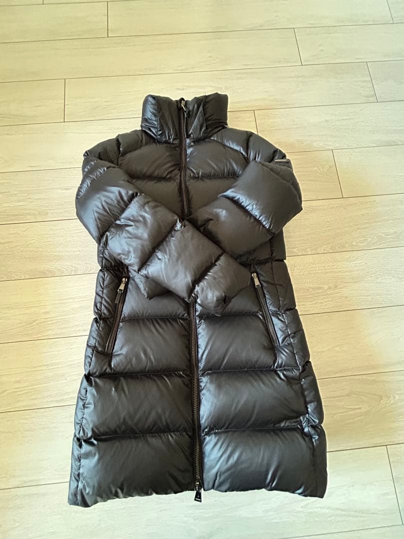 カ*ん様 ボロラルフローレンのロング丈ブラックダウンジャケットクリーニング済み極