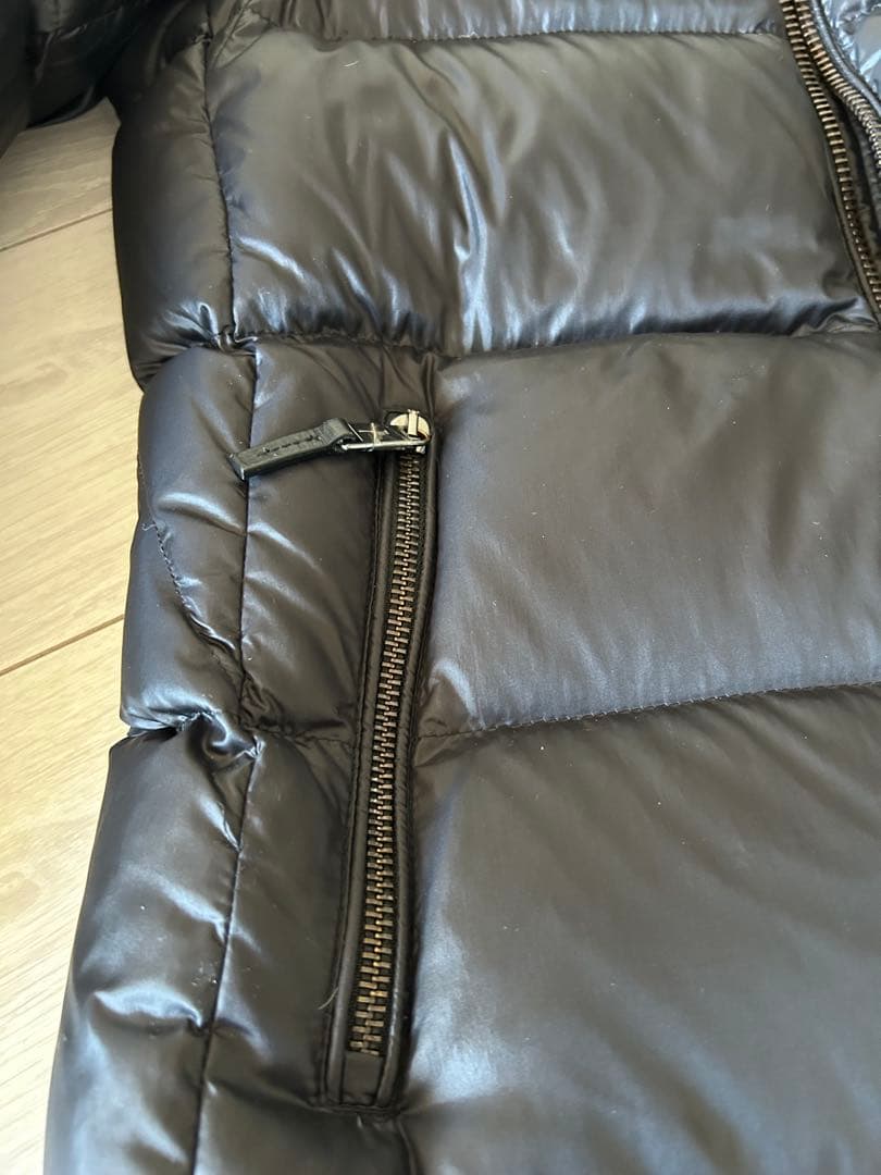 カ*ん様 ボロラルフローレンのロング丈ブラックダウンジャケットクリーニング済み極