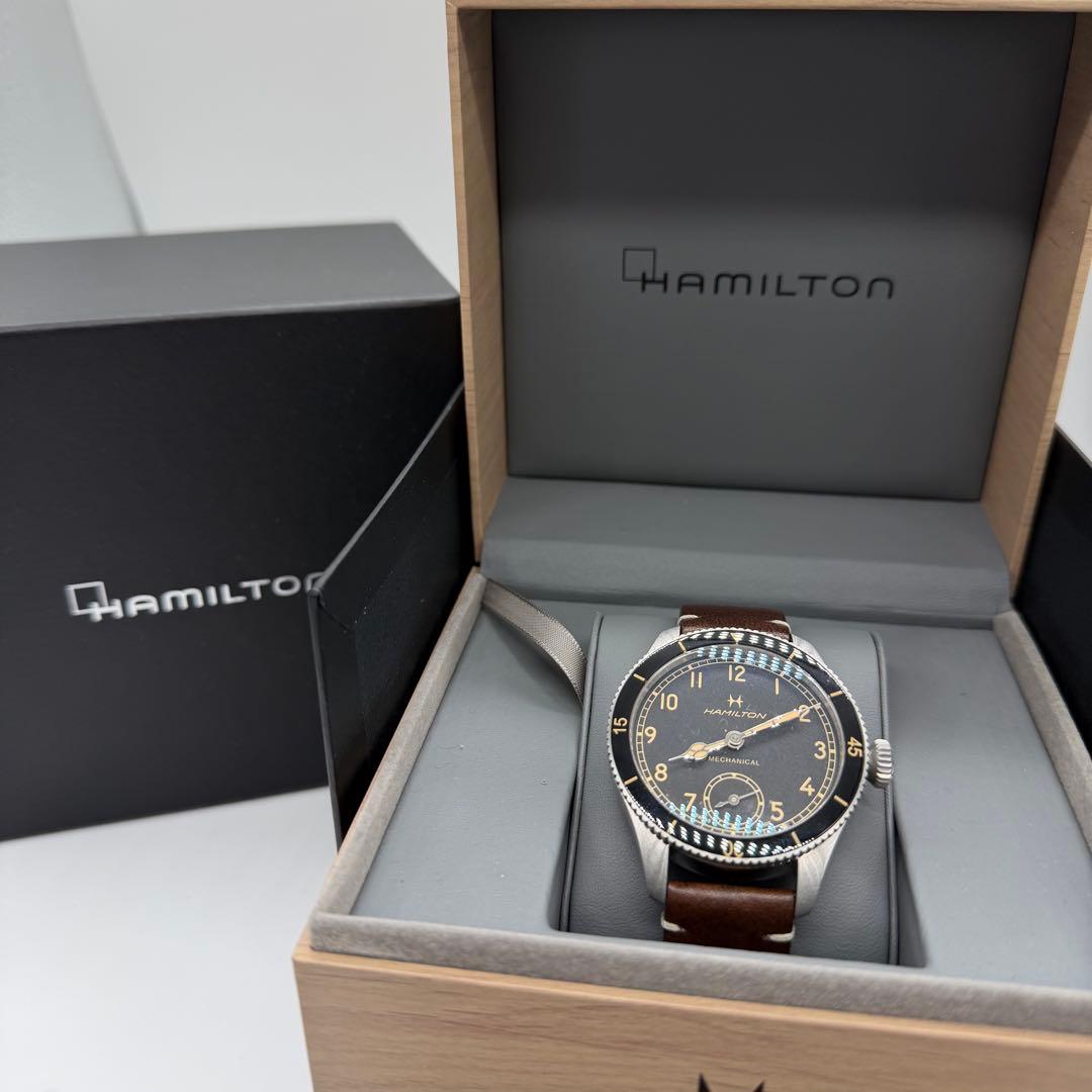 稼働★ハミルトン カーキ アビエーション パイロット パイオニア メカニカル
