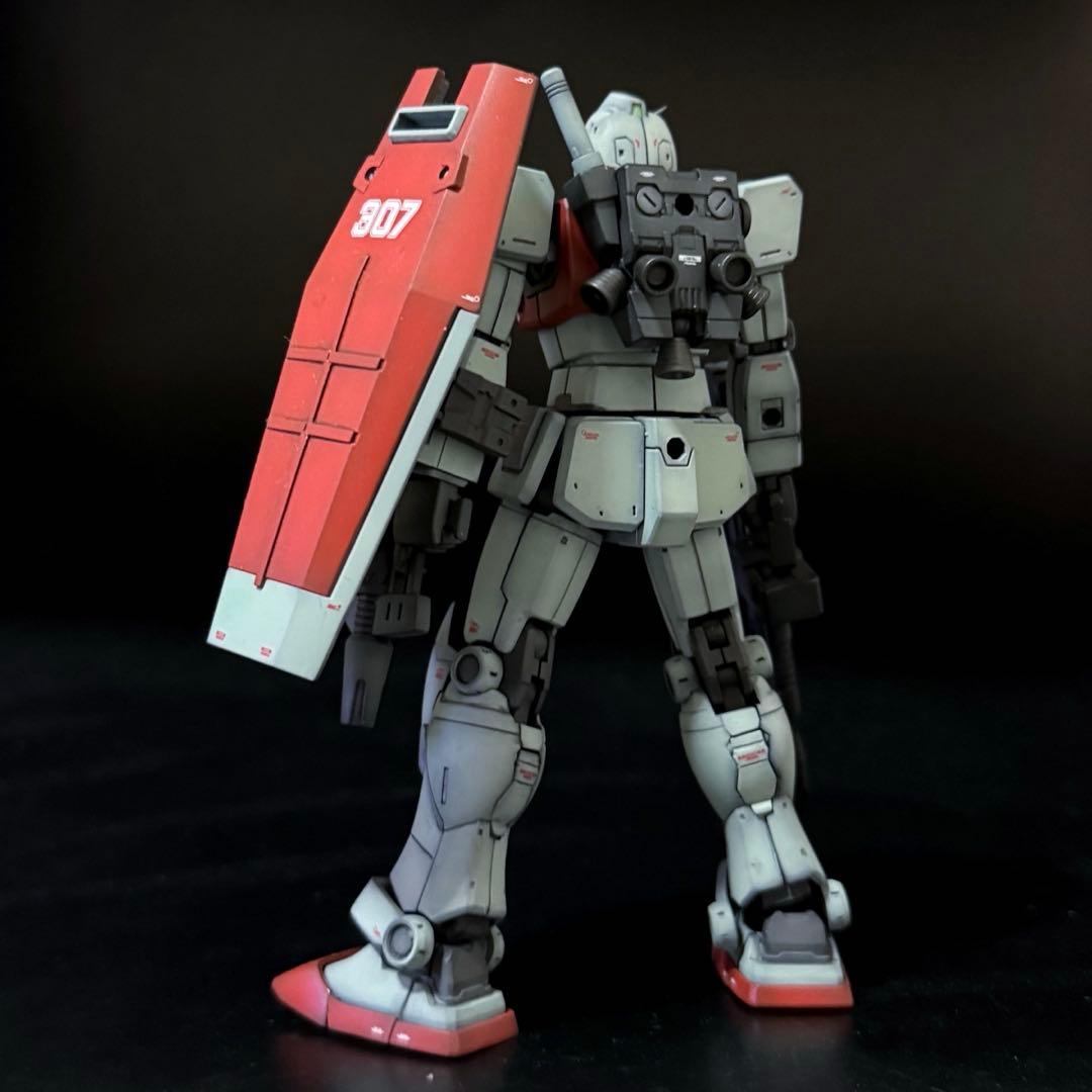 HG 1/144 RGM-79 ジム(ガンダムヘッド)完成品
