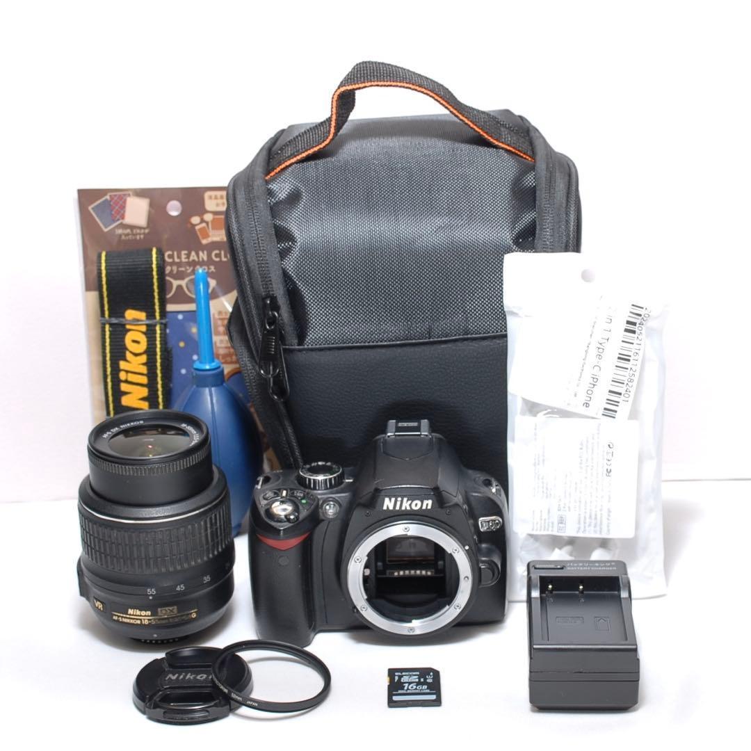 届いたらすぐに使える✨Nikon D60✨ シングルレンズ✨軽量モデル✨