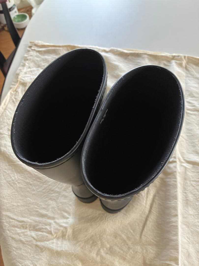 GUCCI マーモント レインブーツ長靴ミドルブーツマットラバーブラック