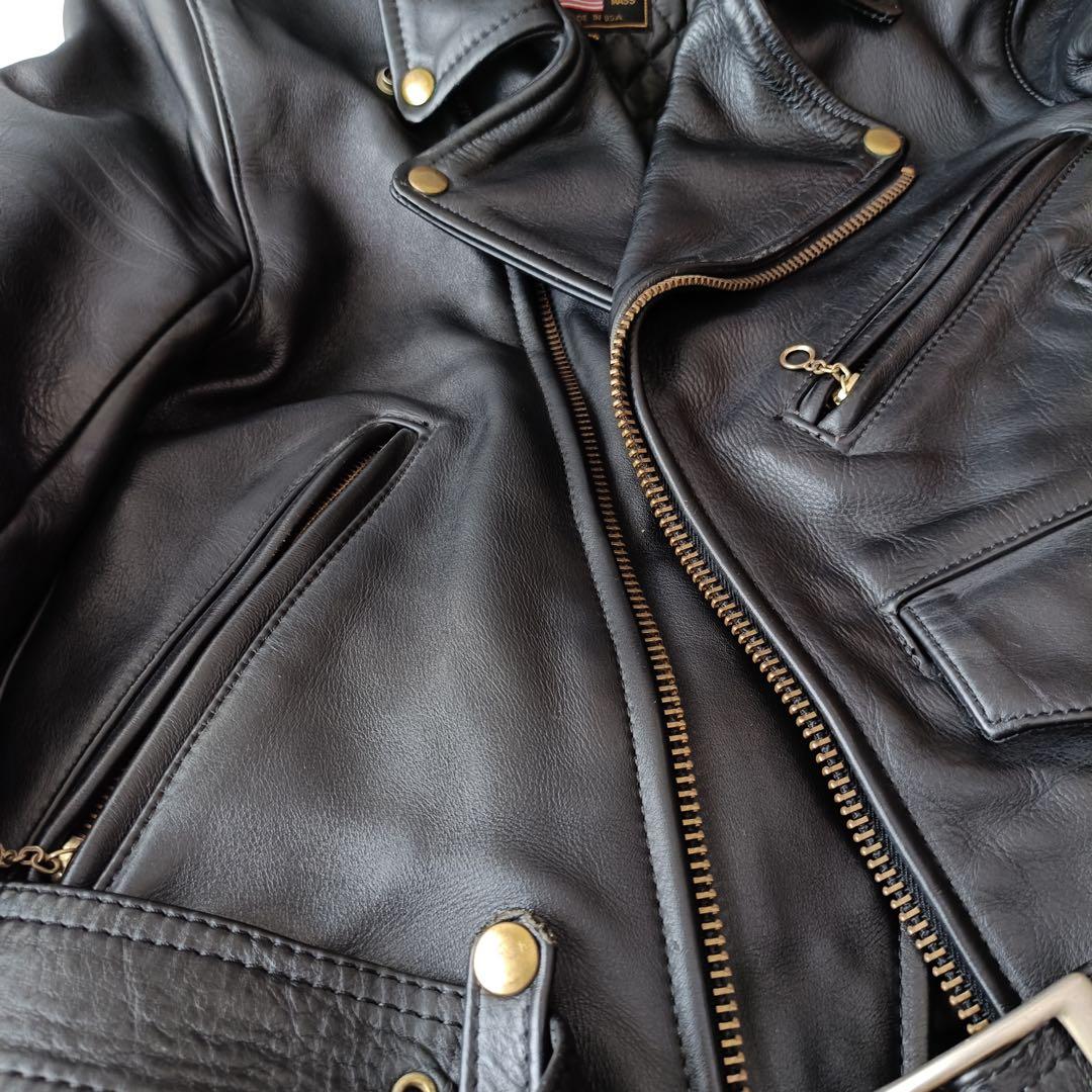 バンソン　ライダースジャケット　メンズ　サイズ36　レザー　Vanson