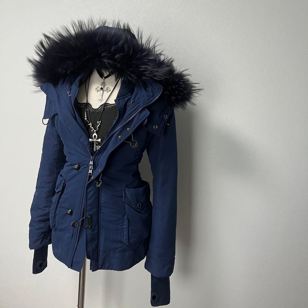 00s y2k 平成ギャル マクブリング ギミック リアルファー ミリタリー