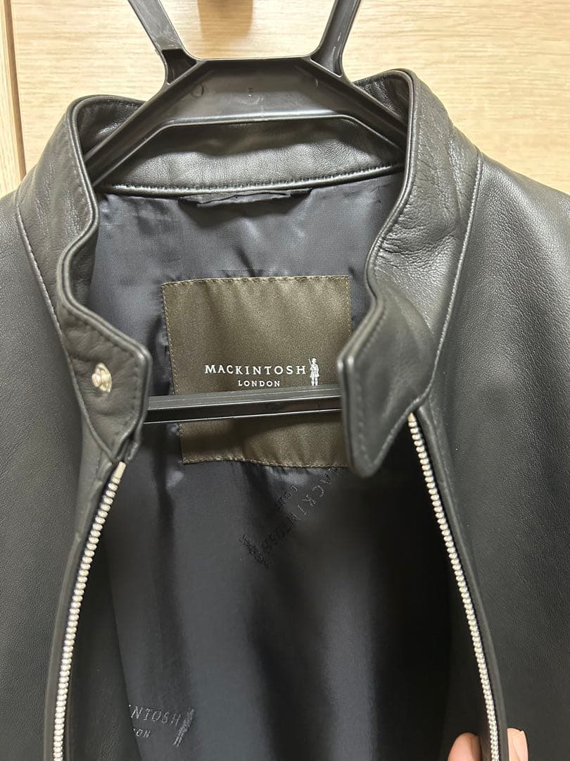 Mackintosh London ブラック レザー シングルライダース