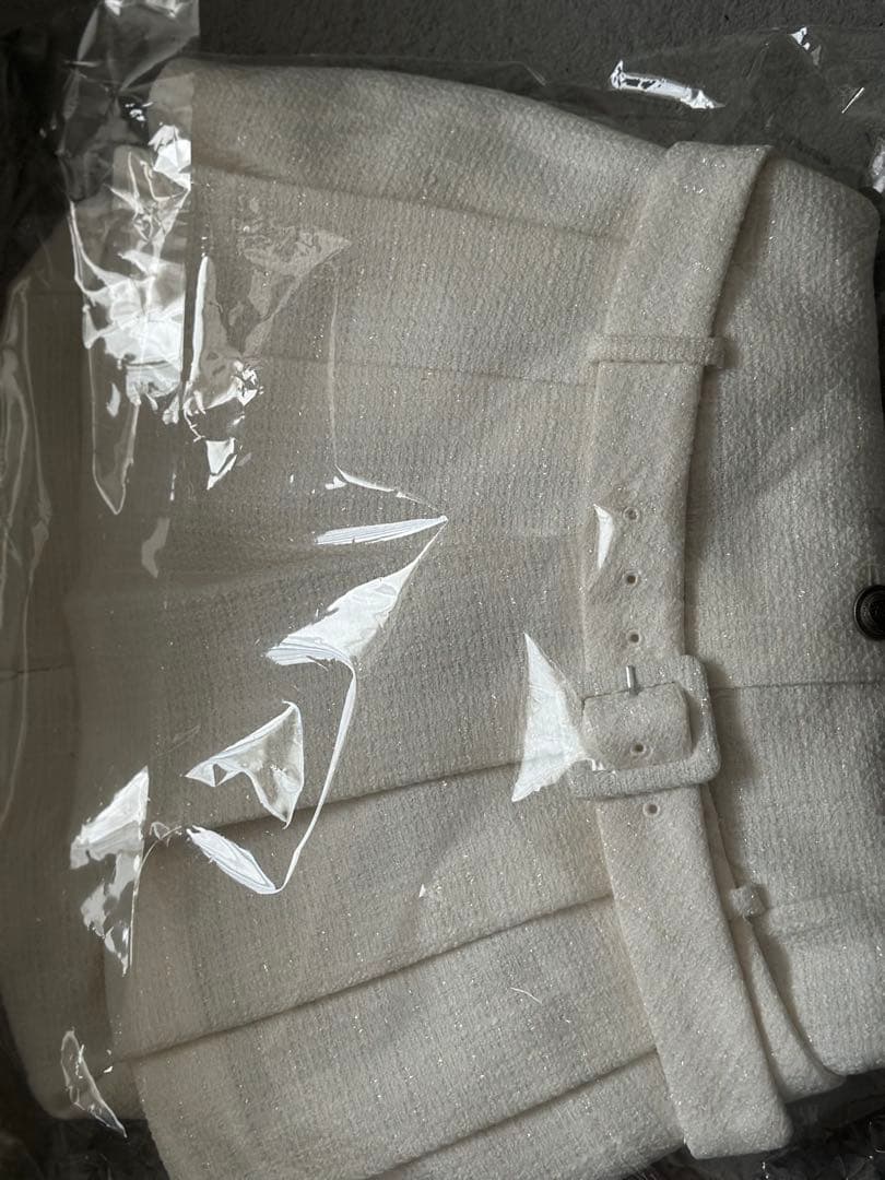 ダーリッチ Darich ボックスプリーツツイードミニワンピース フリー