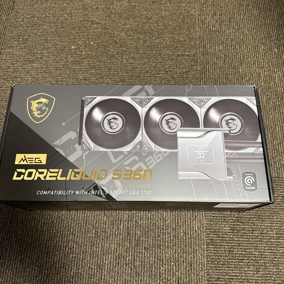 【中古】MSI MEG CORELIQUID S360 簡易水冷