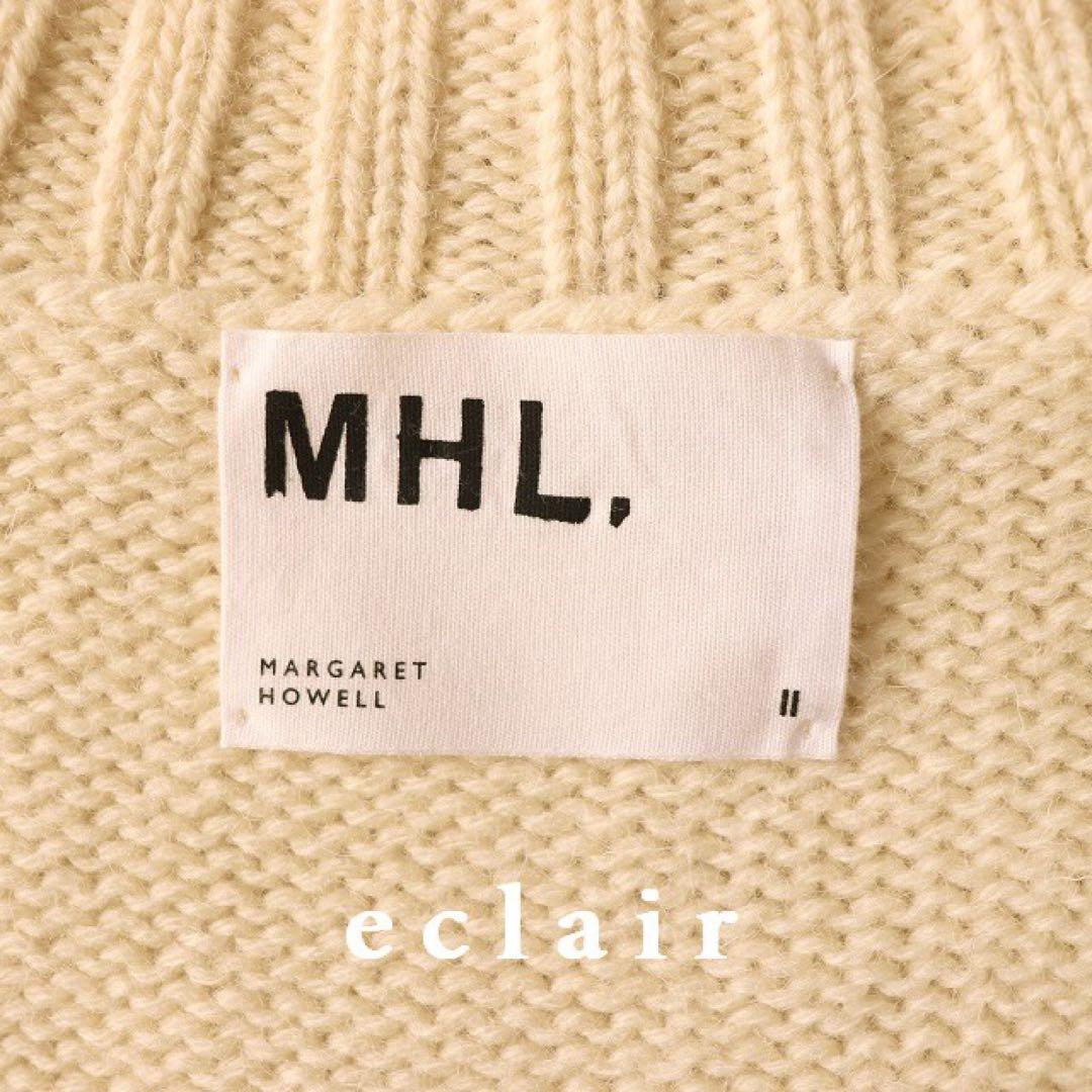 2022新型 マーガレットハウエル ワイドネックニット スコットランド製 限定色