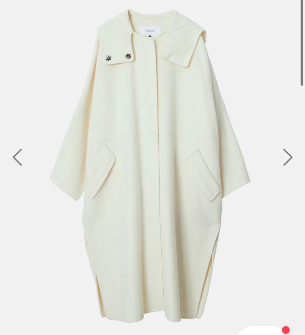 LE CIEL BLEU フードオーバーコート