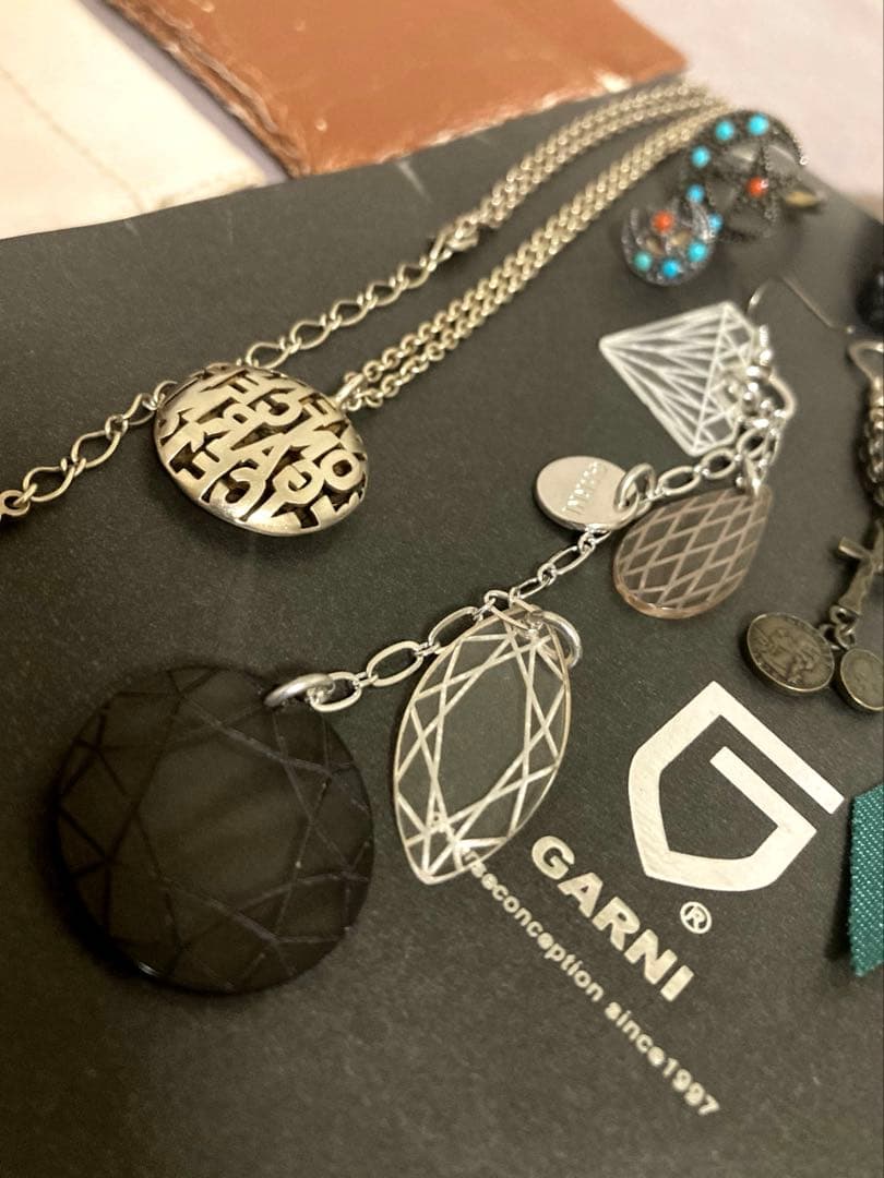 GARNIネックレス,ピアス,指輪まとめ売り