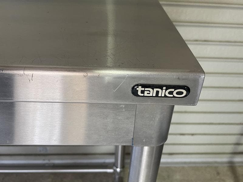 タニコー　作業台　ローラー付　調理台　業務用　幅750×奥450×高850mm