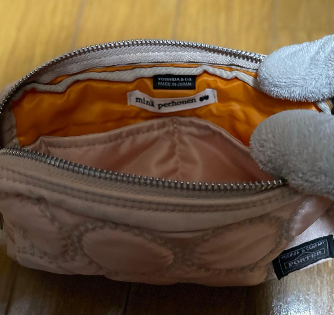 う*ら様 レア❤️ミナペルホネン✖️ポーター　ピンクポーチ