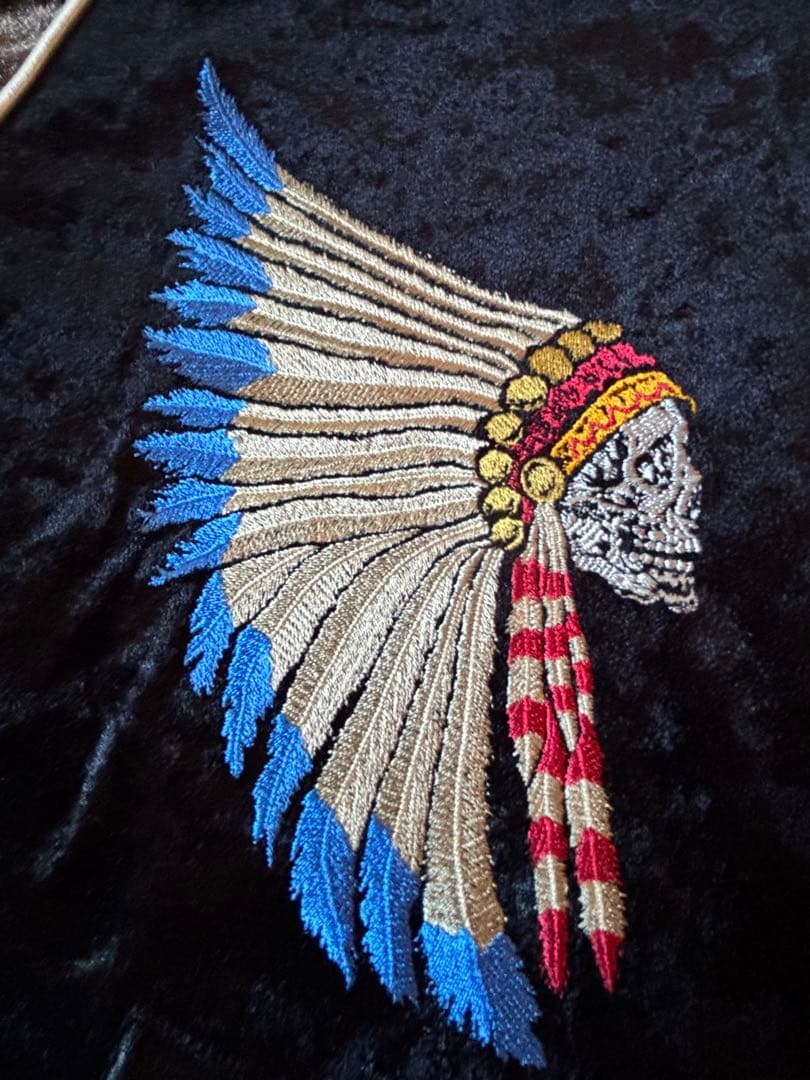 obelisk オベリスク　刺繍 ベルベット スカジャン