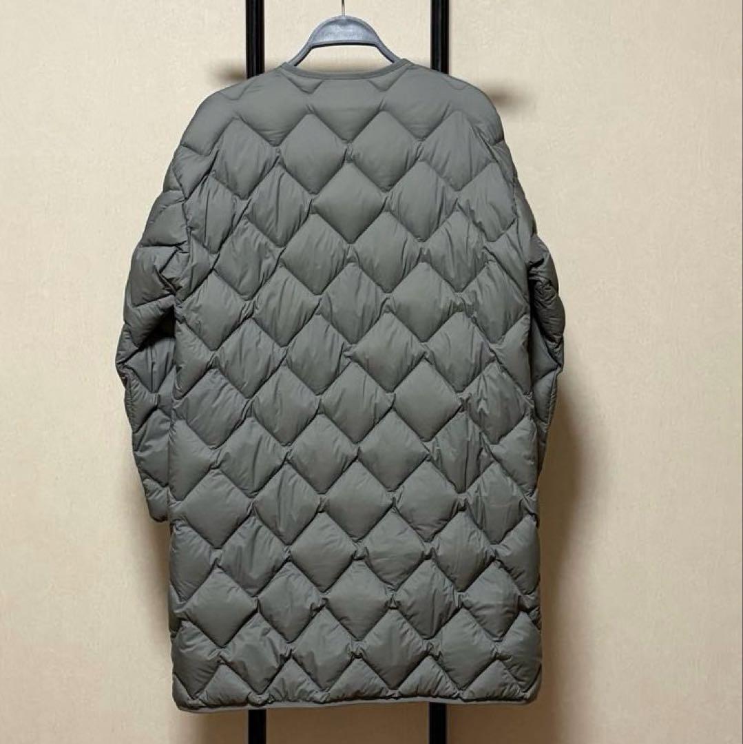 新品 ユニクロ ウルトラライトダウン リラックスコート オリーブ L