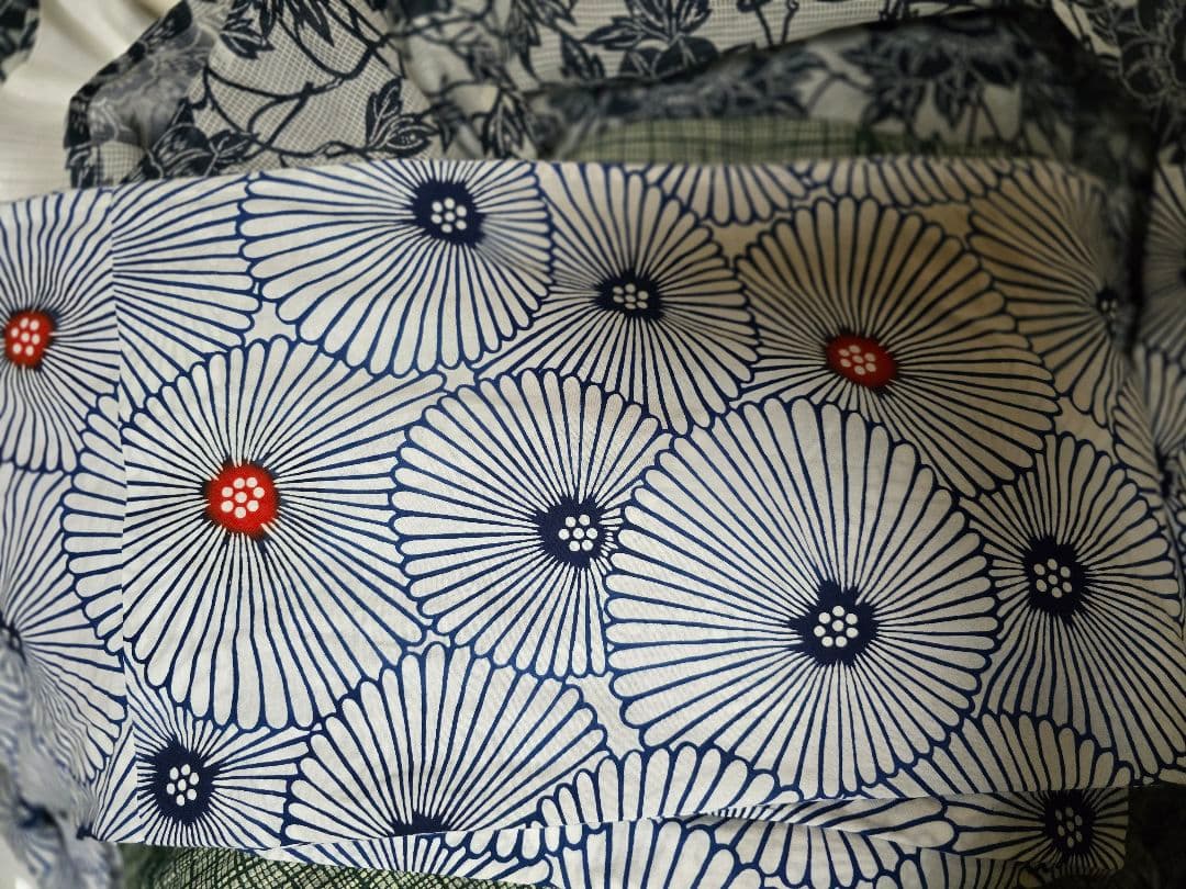 ラストスパート値引!!!レア限定色、日本橋竺仙 万寿菊Mサイズ浴衣新品同様