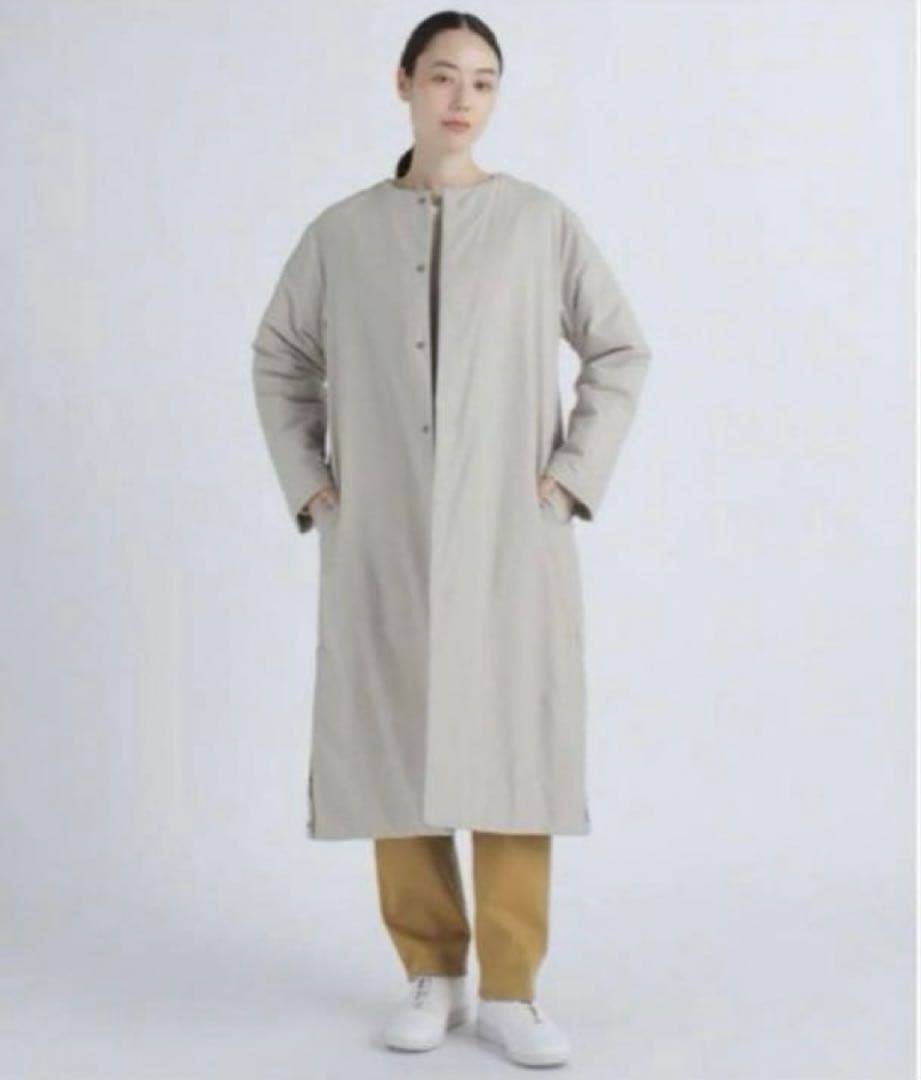 値下げ【美品】plantation ライトリバーダウン　ベージュ