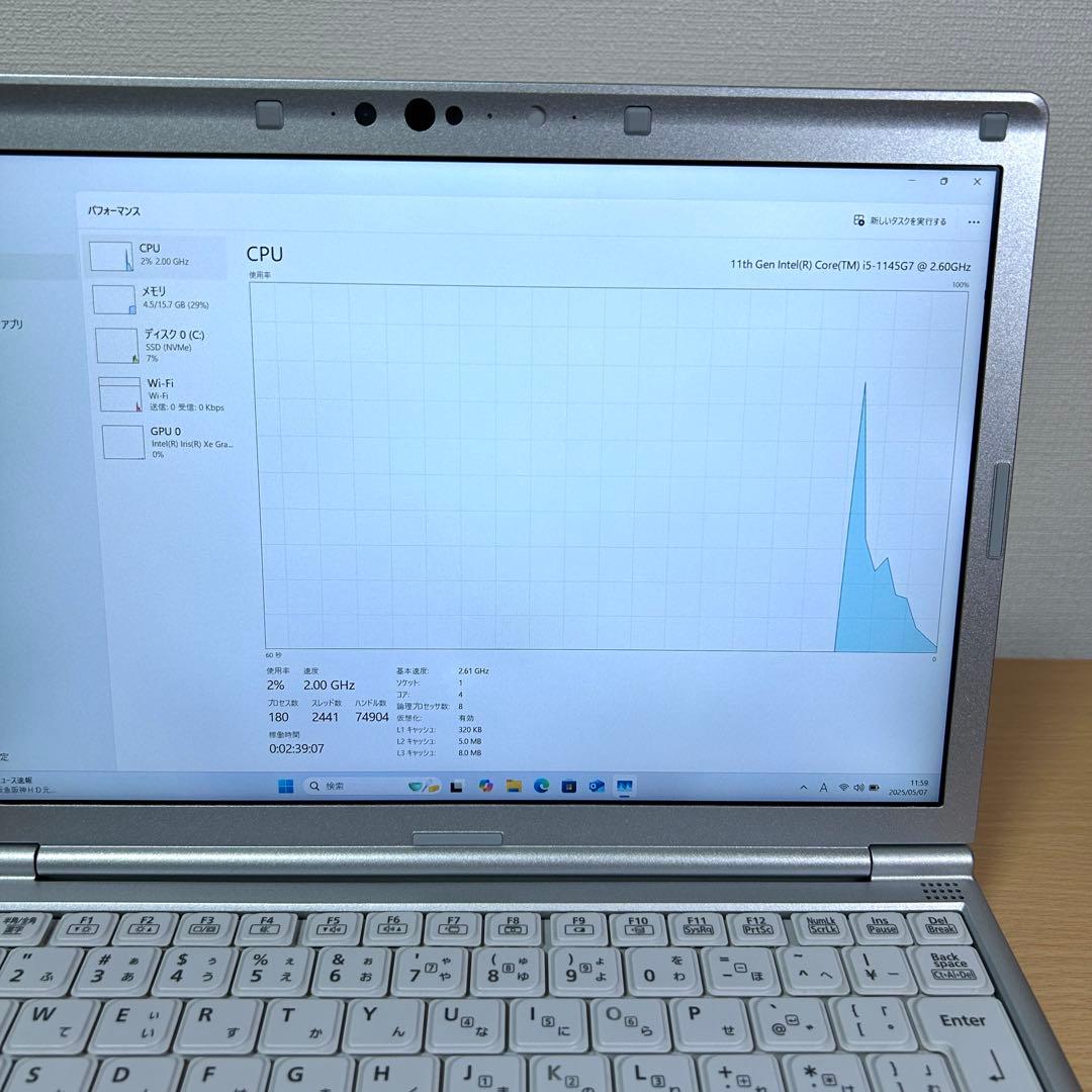 Windowsノート本体 Panasonic Let's note SV1 1TB 16GB CF-SV1