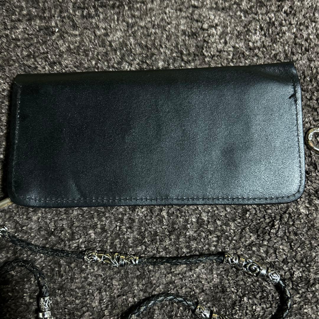 ク*ロ様 ビンテージ　ハーレーダビッドソン　本革トラッカーウォレット　80s90