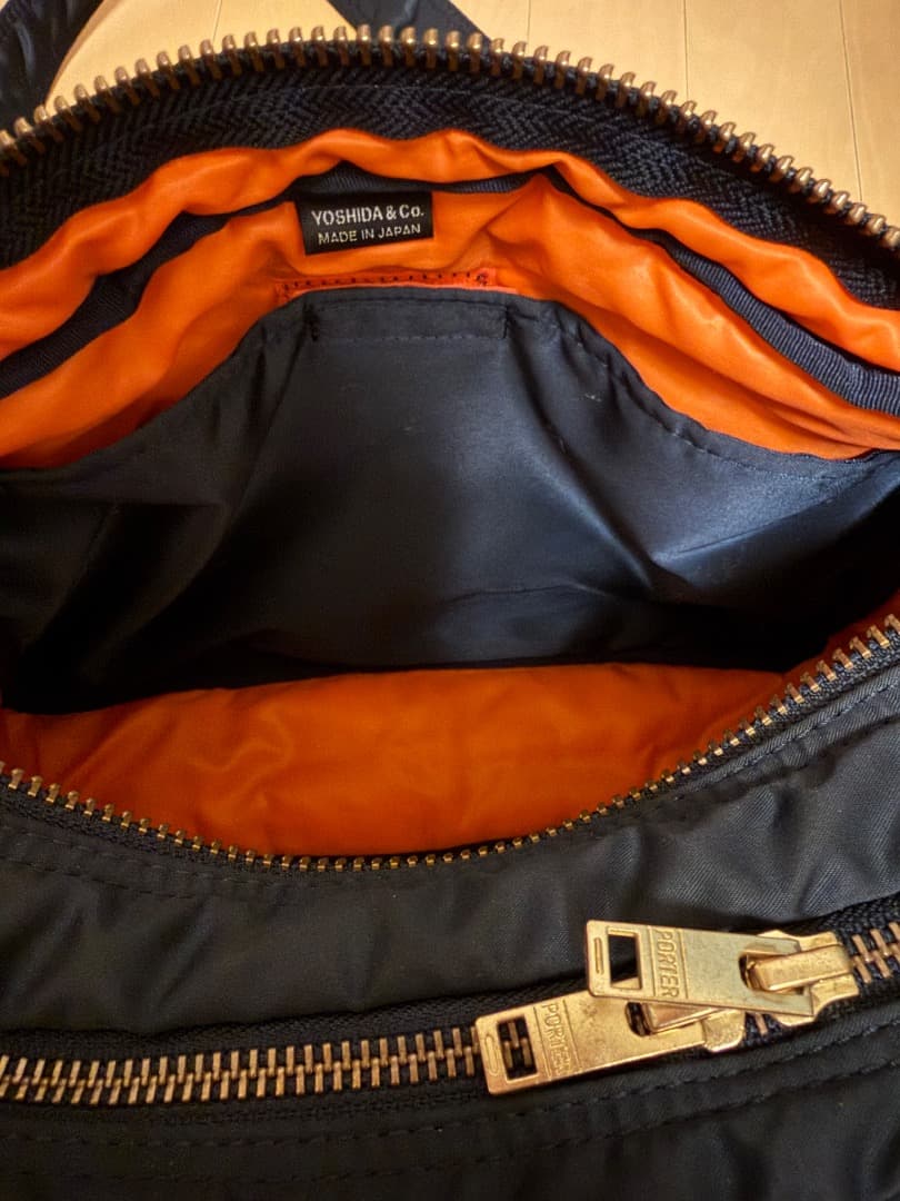 POTER タンカー TANKER ショルダー 2層（L）アイアンブルー