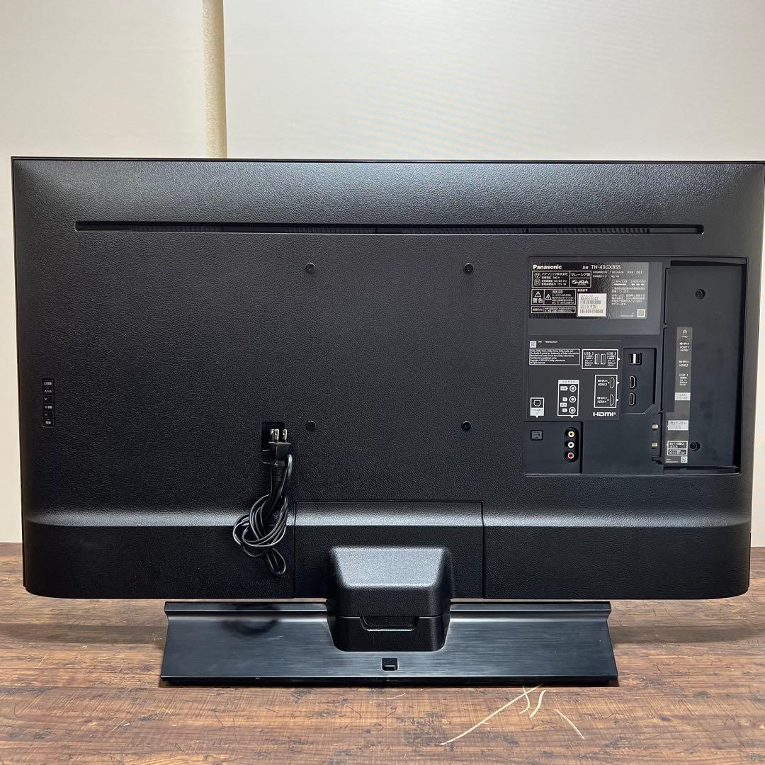 2019年製　Panasonic TH-43GX855 43インチ液晶テレビ