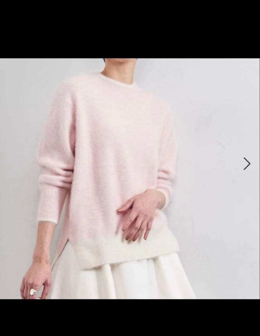 タグ付新品未使用United Arrows 今期ソフトピンク　フォックスカシミヤ