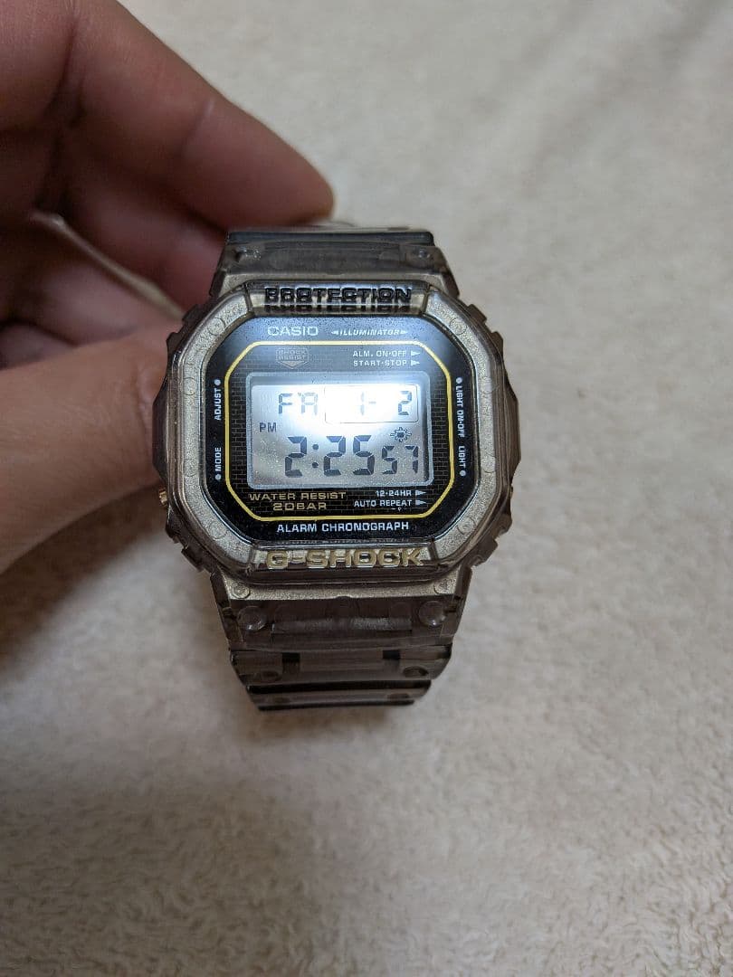 G-SHOCK/DW-5025 5000　オーシャングレー　ゴールド/25周年