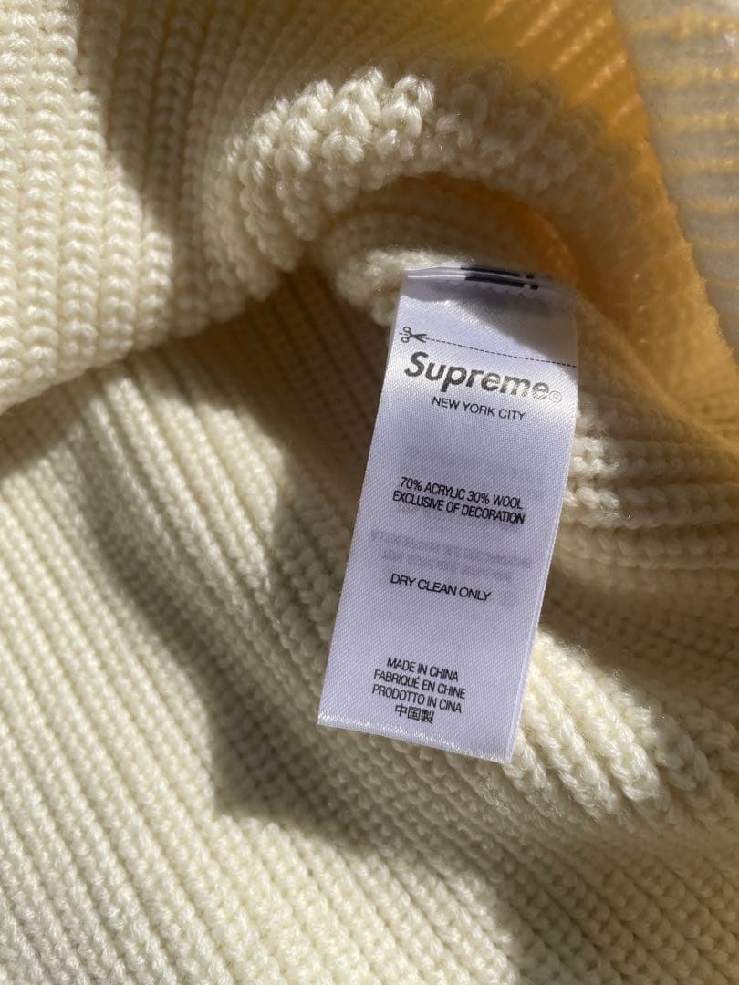マ*ト様 Supreme Small Box Polo Sweater Ivor