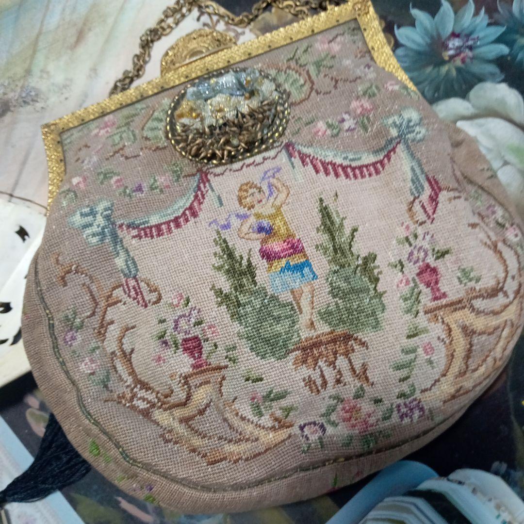 フランスアンティークプチポアンバッグプチポアン手帳付