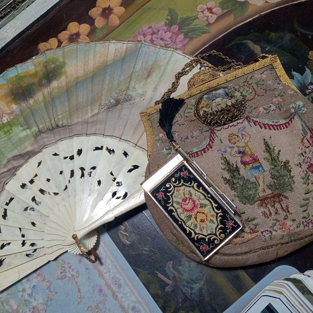 フランスアンティークプチポアンバッグプチポアン手帳付