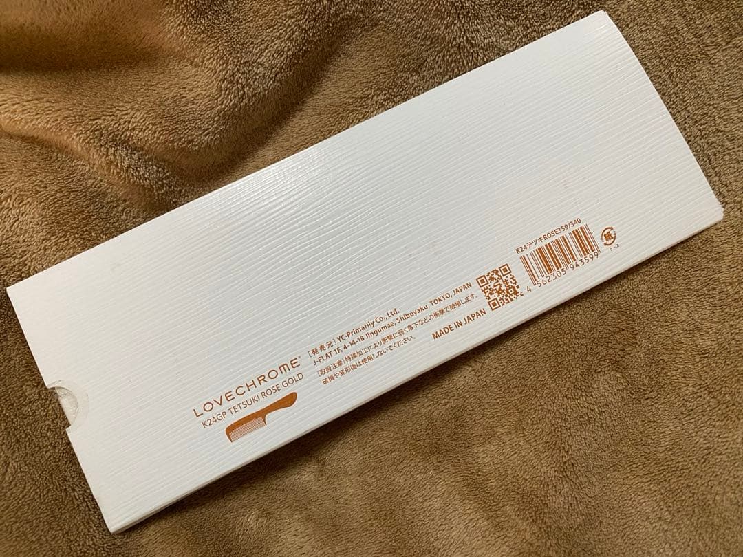 LOVECHROME K24GP ラブクロム ローズゴールド テツキ コーム