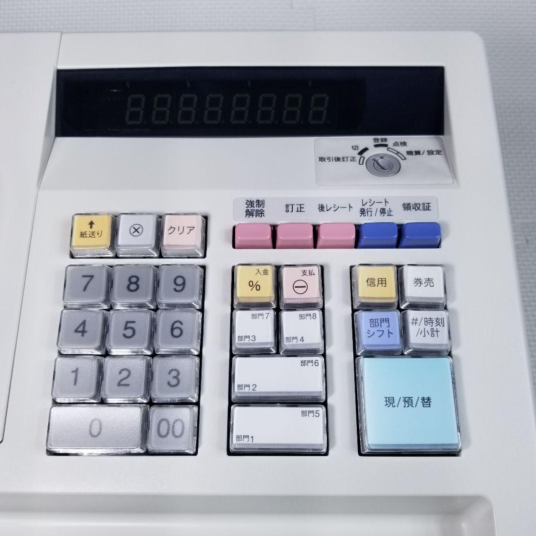 【美品】SHARP XE-A147 レジスター ホワイト