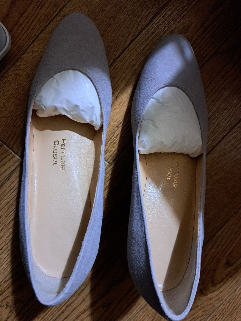 【新品未使用】　Perfume Closet ダンスヒール　ライトグレースエード