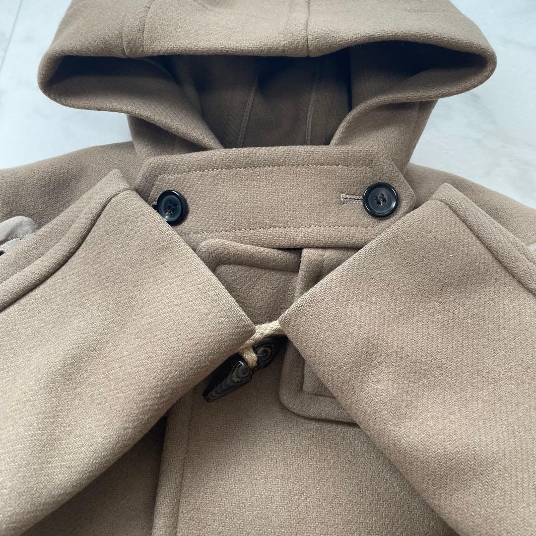 美品✨定価11万 ドゥロワー メルトンウール ダッフルコート 袖裏シルク 38