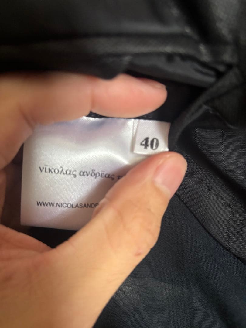 ニコランドレアタラリス　JKT 黒　Dior