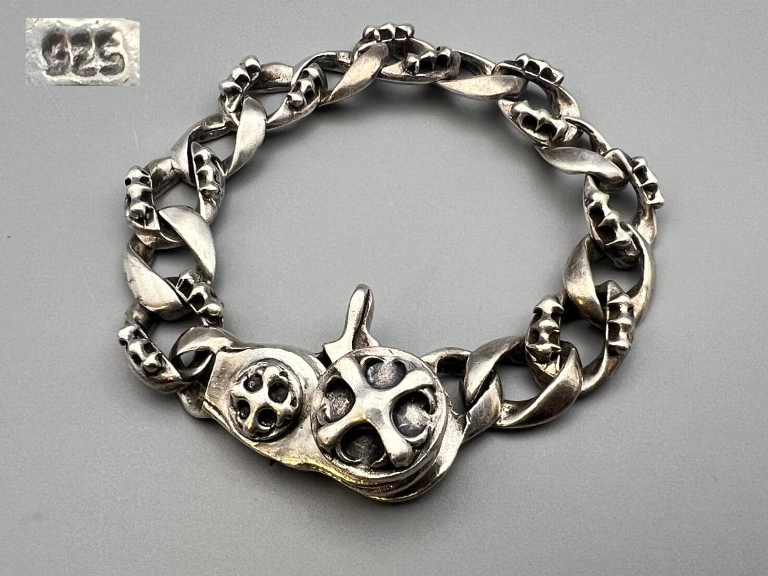 925刻印　メンズ用　プレスレット　銀細工　重量約69ｇ