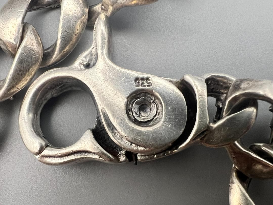 925刻印　メンズ用　プレスレット　銀細工　重量約69ｇ