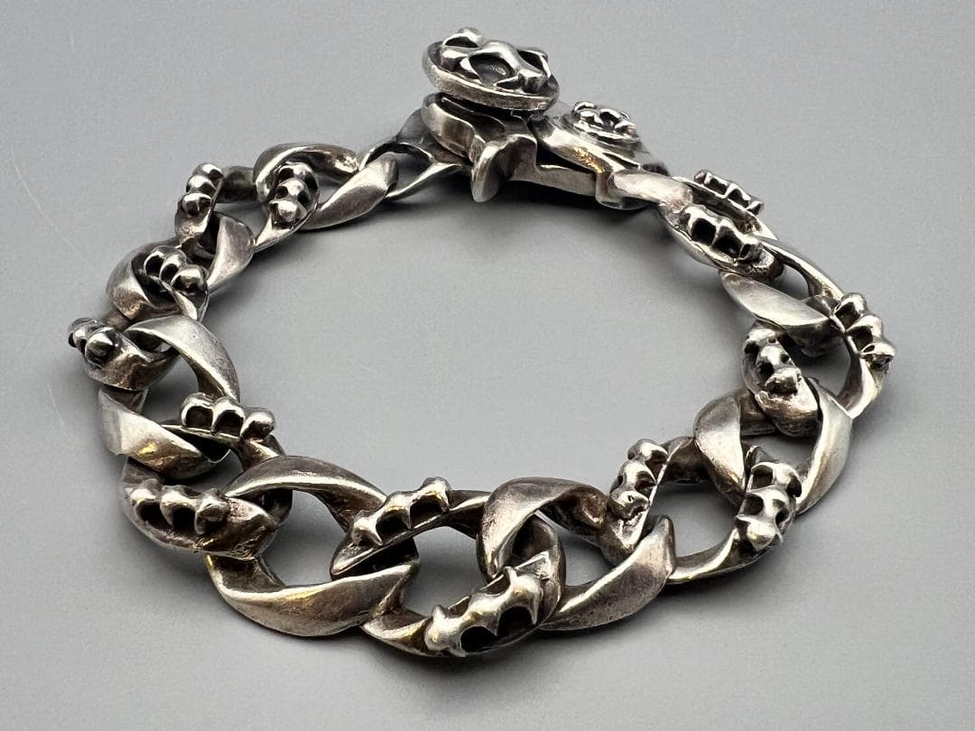 925刻印　メンズ用　プレスレット　銀細工　重量約69ｇ