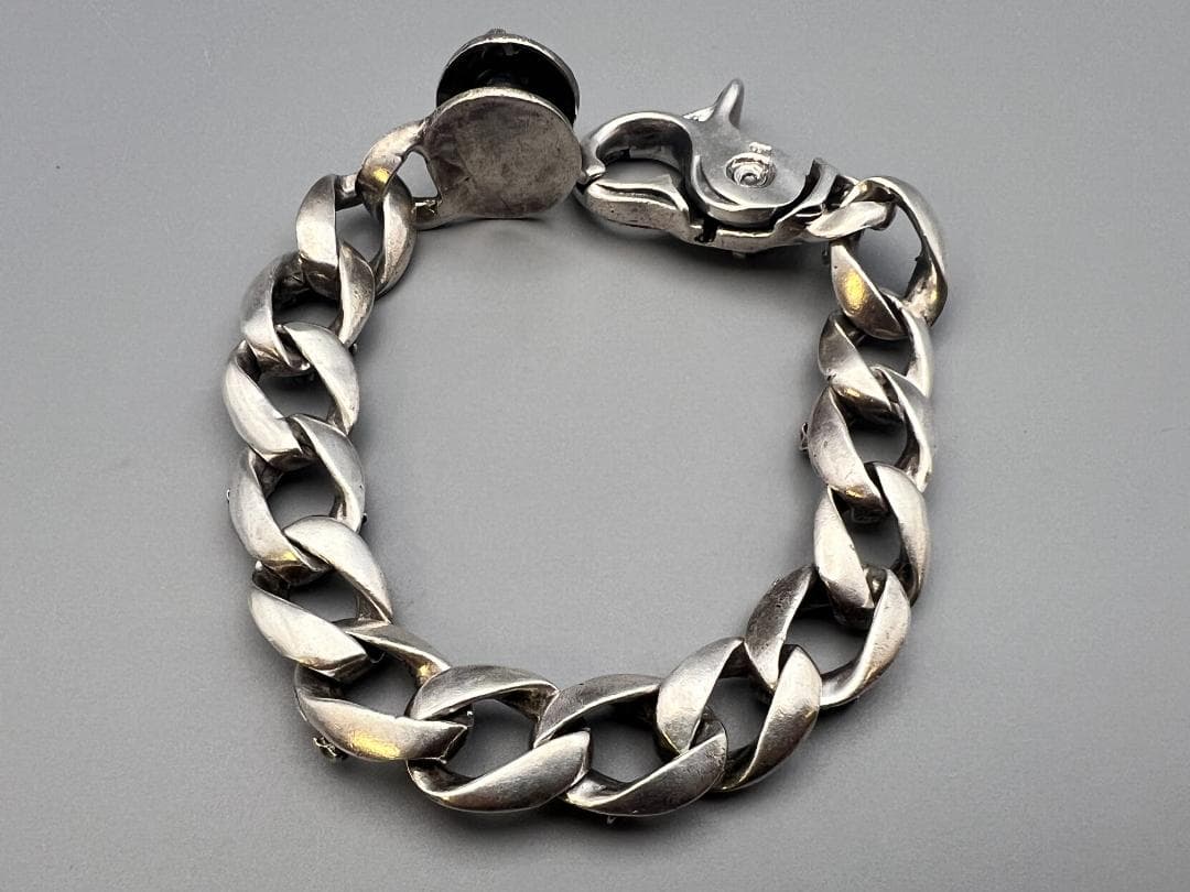 925刻印　メンズ用　プレスレット　銀細工　重量約69ｇ