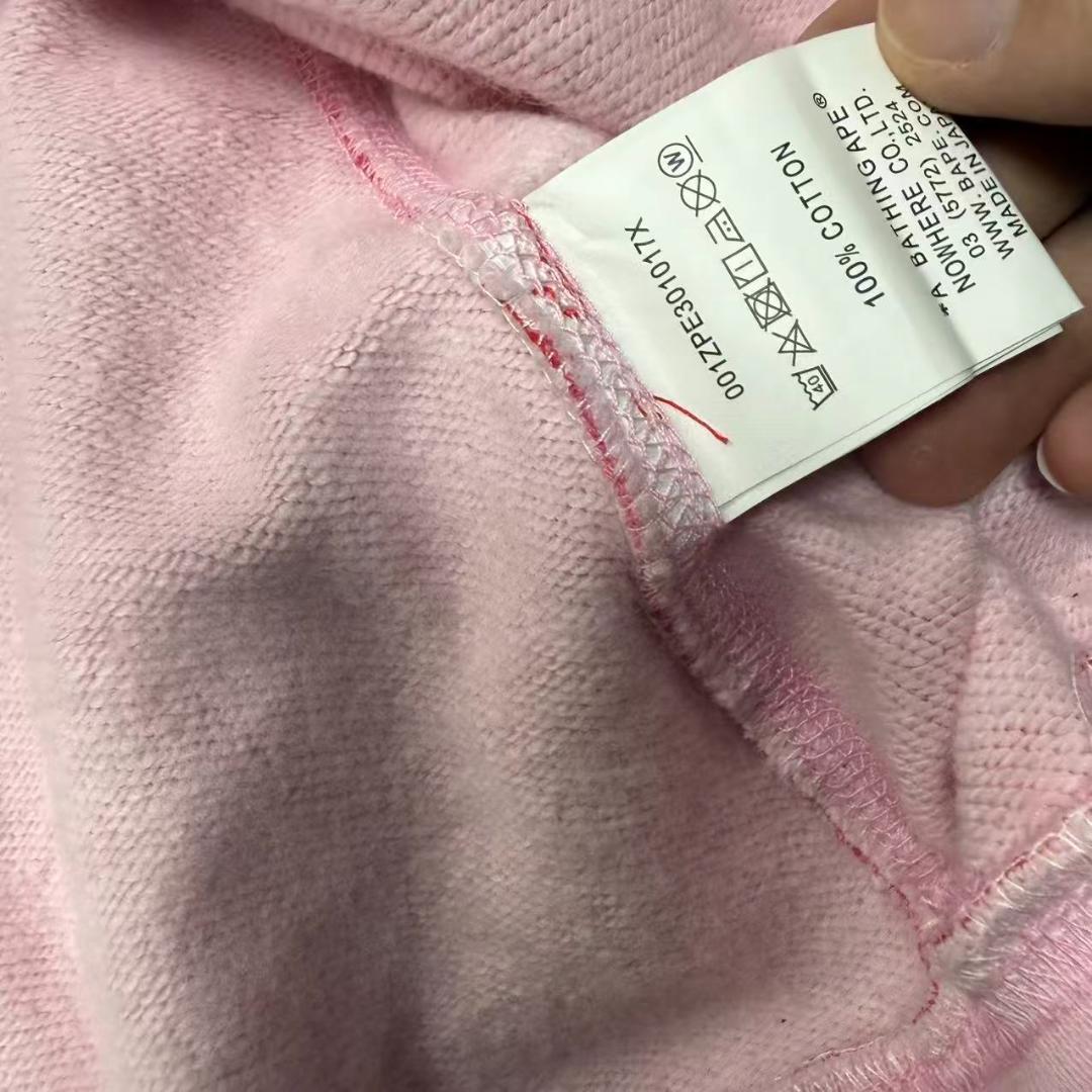 A Bathing Ape Bape シャークパーカー ピンク 迷彩 カモ