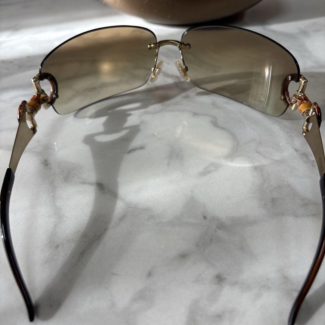 【人気】GUCCI グッチ　サングラス　GG2801/S リムレス バンブー